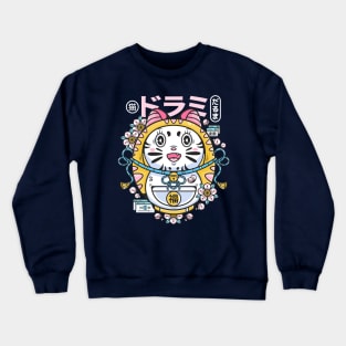 Cat Daruma Crewneck Sweatshirt